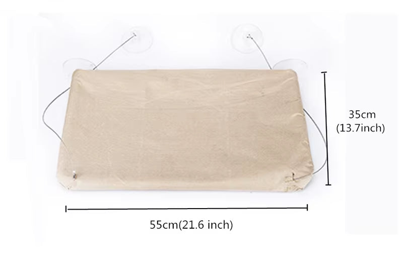 Hanging Cat Bed Pet Cats Hammock Aerial Pet Bed House Kitten Climbing Frame Sunny Window Seat Nest Bearing 20Kg Cat Accessories