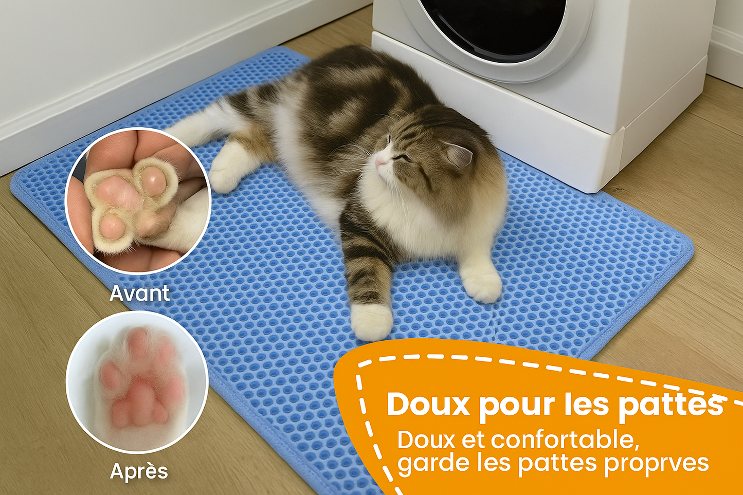 Tapis Litière pour Chat